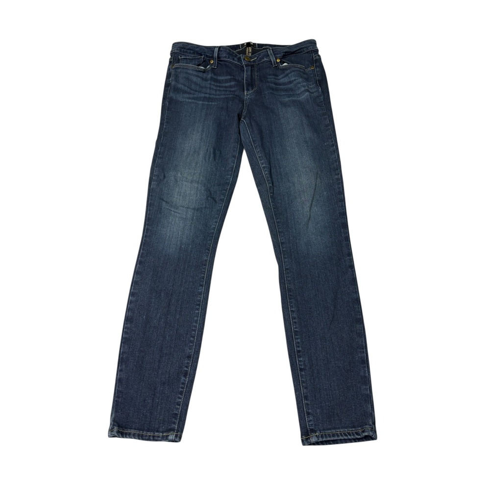 Paige Verdugo Ankle Skinny Jeans Brentyn Dark Wash Size 32X28 Mens Made USA